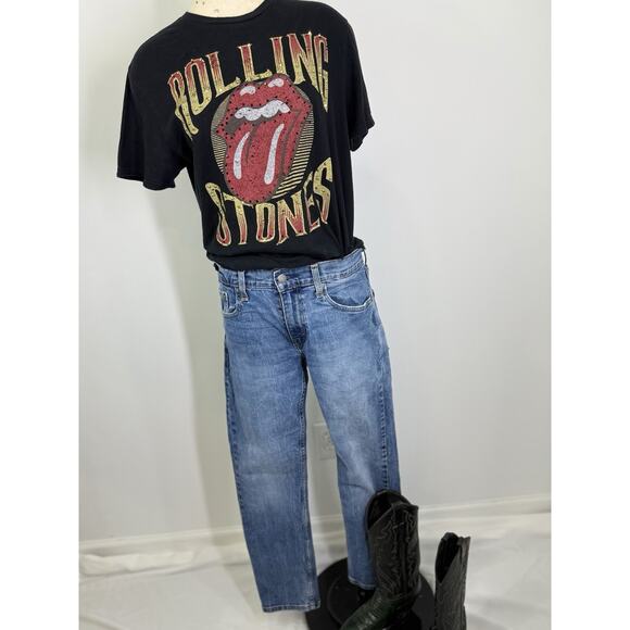 Authentic rolling stones black tee w rhinestones - Picture 11 of 12